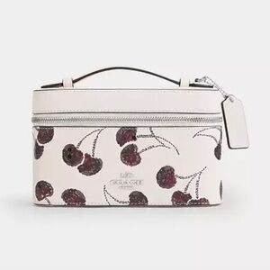 CLEARANCE COACH Cosmetic & Make up Case Cherry Print